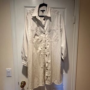 Banana Republic Cream Trench Coat